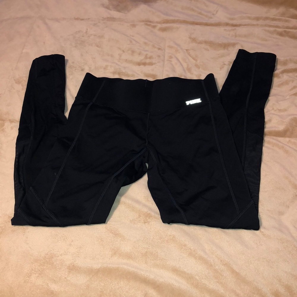 Pink athletic leggings